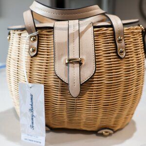 Tommy Bahama Rattan Handbag